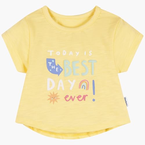 Image of Gerber Baby Girls 3-Pack Short Sleeve Tees