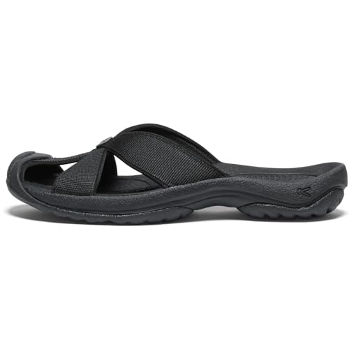 KEEN Women's Bali Slip On Closed Toe Flip-Flops, Black/Steel Grey, 10 by KEEN - Image 3