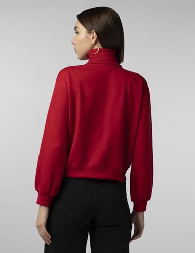 Image of FYLTR Women's Drop Shoulder Boxy Fit Sweatshirt with Turtle Neck & Balloon Sleeve | Sweatshirts for Women | Winter Sweatshirts for Woman | Casual T-Shrit