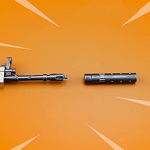 Game Collection Surpressed Metal Camouflage Sca Assault Rifle With Silencer Legendary Gun Backpack Pendant Toy Gun Model Party Supplies Gift Room Shelf Desk Decorations #TOP3