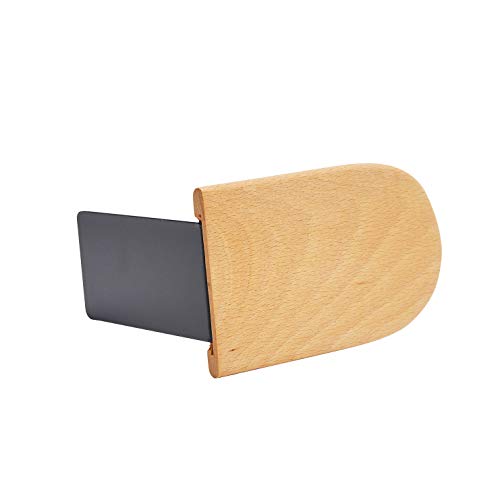 image for Pandapark Wood Bookends,Non-Skid Bookend for Shelves,Heavy Duty Booken