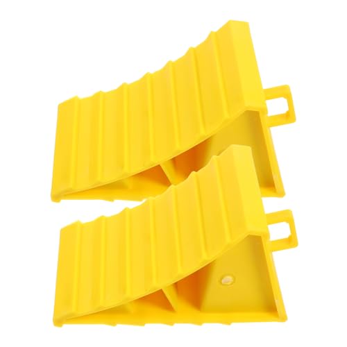 YOSADIER Cales De Roue pour Camping-Car Poignée Abs 2 Pièces 15,5x10x10 Cm Accessoires pour Caravane Et Remorque Protection Pneus Polyvalente