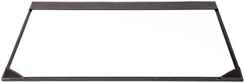 Osco Faux Leather Desk Mat - Brown