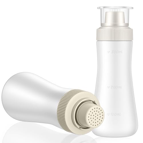 2 Pcs Cake Syrup Dispenser, 350Ml/12Oz Sauce Bottles Graduated Plastic Squeeze Bottle With Sealing Lid Reusable Baking Tools For Honey Ketchup Bbq Salad Dressing