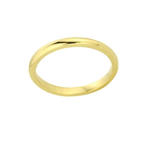 High Polish 14k Yellow Gold Baby Ring