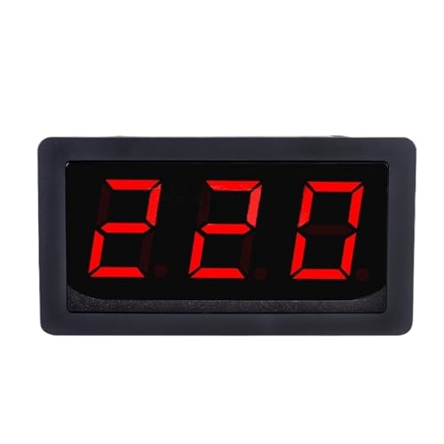 Voltmètre AC85-500V boîtier fermé contre la surchauffe et affichage digital LED