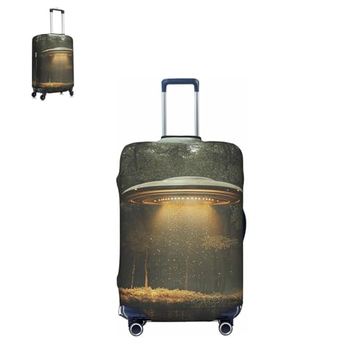 Luggage Cover Elastic Suitcase Cover Protector UFO landing Luggage Covers Travel Suitcase Covers Carry On Luggage Sleeve Suitcase Baggage Cover for Adult Travel