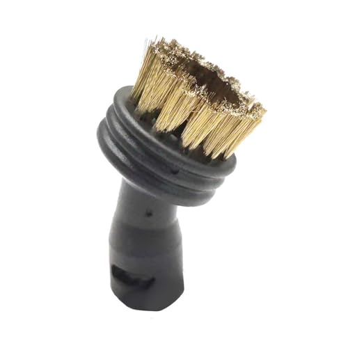 VAMOARPOL Carpet Cleaning Machine Accessories, Cleaning Brush Set Nozzles Crevice Nozzle Nylon Small/copper Wire/medium Round Brush, Compatible forKitfort, For KT-1000-03(Copper wire brush)