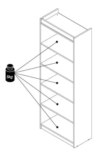 Organizador Livreiro Para Sala Escritório Space (Preto/Nature)