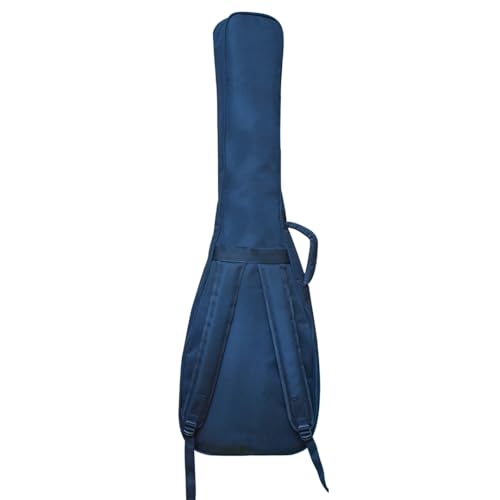 Image of Baritone Electric Guitar Gig Bag 12MM Padded with Adjustable Shoulder Straps (Blue)