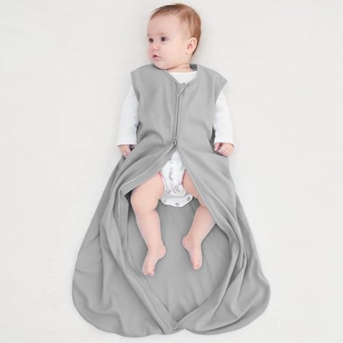 Image of Yoofoss Baby Sleep Sack 24-36 Months Wearable Blanket for Babies 100% Organic Cotton 2-Way Zipper TOG 0.5 Toddler Sleeping Sack 3 Pack, Sleep Sacks