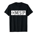 MSP Minneapolis Saint Paul Minnesota Airport T-Shirt