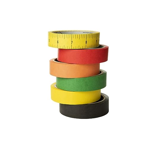 Scotch Expressions Masking Tape, 6 Rolls, Teachers Pack, Decorate Without Worry (3437-6-P1)