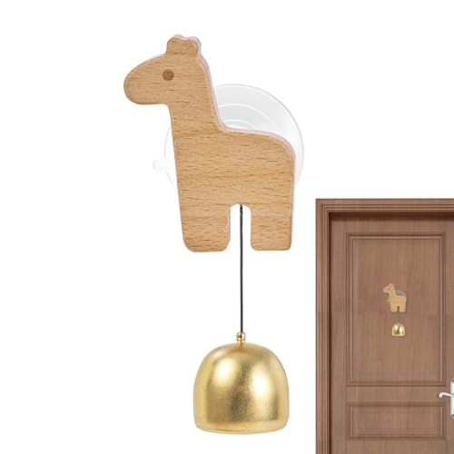 Shop Keepers Bell - Timbre para puerta con timbre decorativo para puerta de tienda | Timbre de puerta Tyrannosaurus Rex y oveja, campanilla de viento con para entrada de negocios, adhesivo
