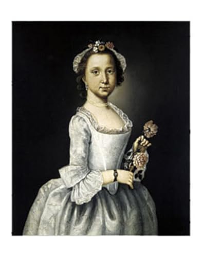 Tableau toile portrait dame Lawrence Kilburn SERENDIPITP 60x90cm