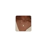 Initial Necklaces for Women 14K Gold Plated Letter Necklace Dainty Waterproof Pendant Necklace Personalized Gifts Trendy Gold Jewelry