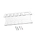Woideklu Marker Storage Rack for Whiteboard with Eraser Holder for Meeting Room and Home, Clear