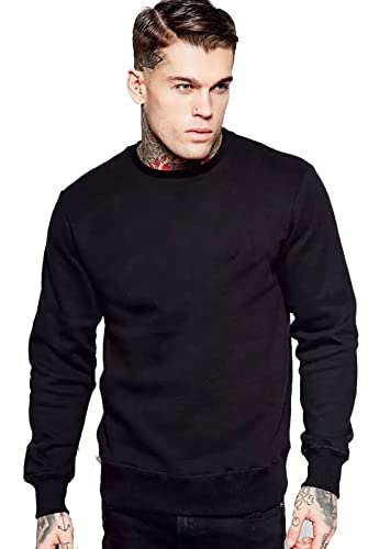 Blusa de Moletom Básico Liso Thug Life Swag