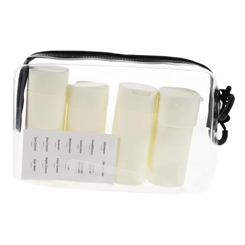 FOMIYES 旅行化粧品の瓶詰め スキンケアボトル 空のトラベルサイズのボトル 旅行用シャンプー容器 スキンケアコンテナ ローション容器ボト