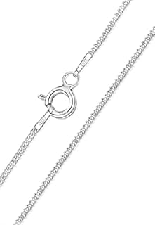 Heather Needham 925 Sterling Silver chain. 40cm/16" Curb chain - 1.2mm thick - Gift boxed PHOTO IS NOT LIFE SIZE. 8500/16