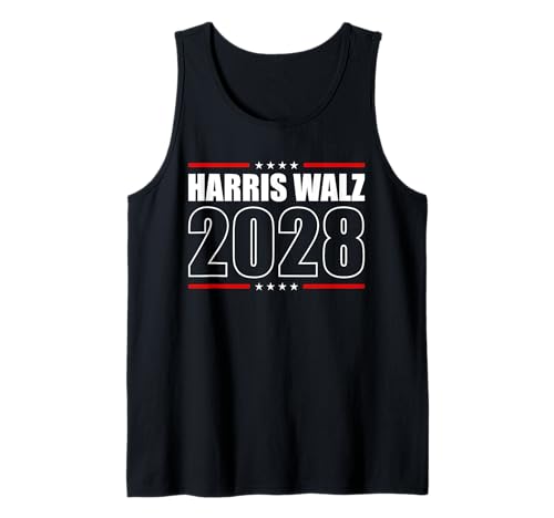 Harris Walz 2028 Kamala Harris 2028 Tim Walz For President Camiseta sin Mangas