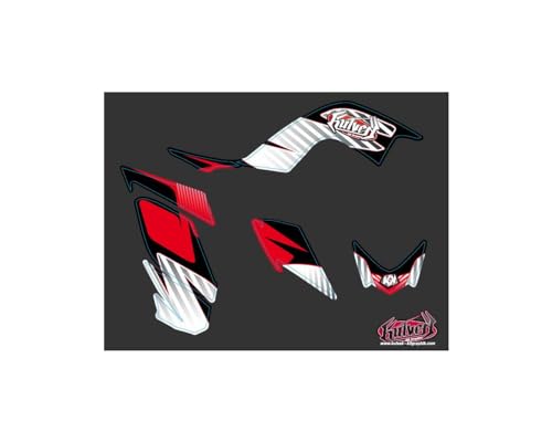 Kit Deco Quad de alta resistencia para Yamaha 700 Raptor rojo 2