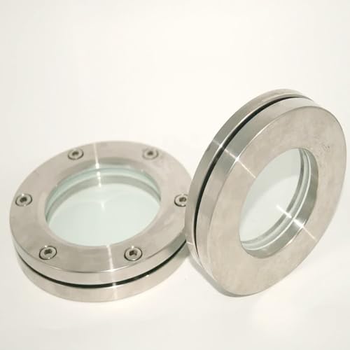 Schauglas, Sichtglas aus Edelstahl / Flanschglas