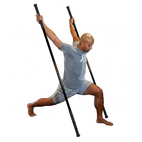 Stick Mobility 3 Stick Training Bundle | Mobility Stick to Improve Flexibility Mobility and Strength with Active Stretching for Golf Running Fitness Pickleball and More