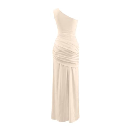 Robe de soirée longue asymétrique et moulante pour bal et mariage