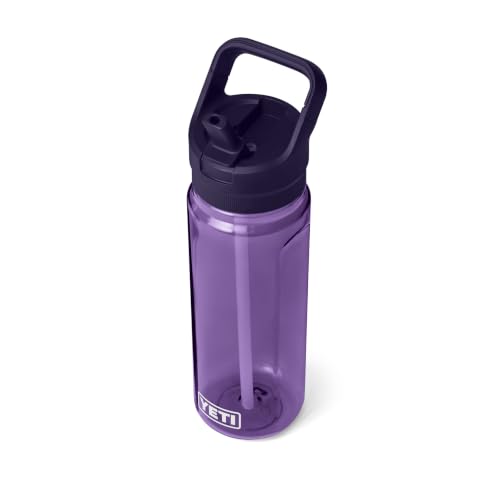 Image of YETI Yonder 750 ml /25 oz Water Bottle with Yonder Straw Cap, Pace Purple