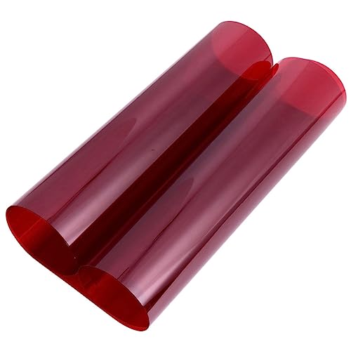 Geles de iluminación rojos en hojas de PET para efectos y focos LED