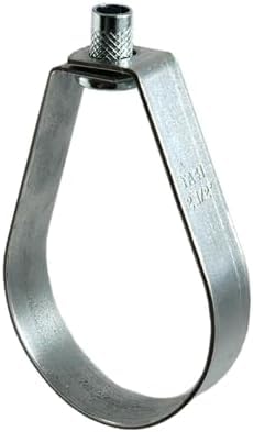 Pre-Galvanized 3" Swivel Loop Pipe Hanger for 3/8" Rod 5-Pack