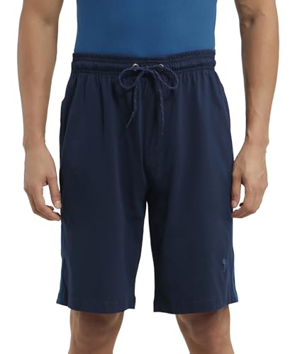 Jockey 9426 Men's Super Combed Cotton Rich Regular Fit Solid Shorts with Side Pockets