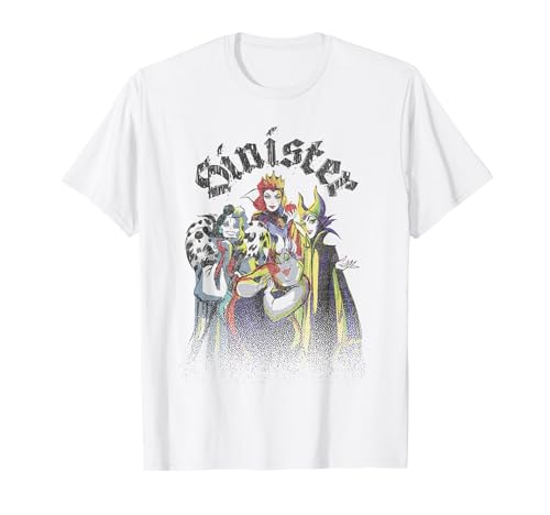 T-shirt Disney Villains Sinister Group affichez votre côté rebelle avec style