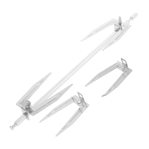 GALPADA 1Set Rotating Chicken Fork Meat Grilling Forks for Oven Roasting Home Bbq and Campfire Cooking Includes Rod Screws for Easy Use