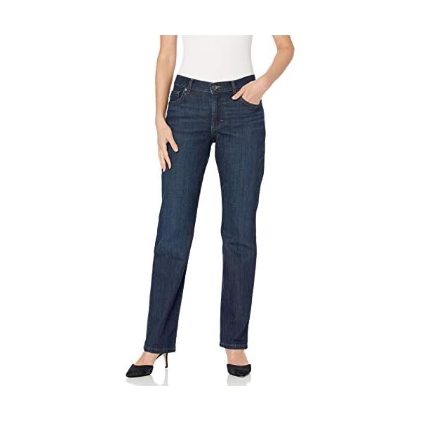 Lee Women's Relaxed Fit Straight Leg Jean, Verona, 14 Medium