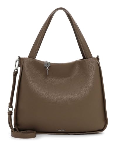 Sac shopper Suri Frey taupe : le sac à épaule idéal pour vos journées de bureau et virées shopping