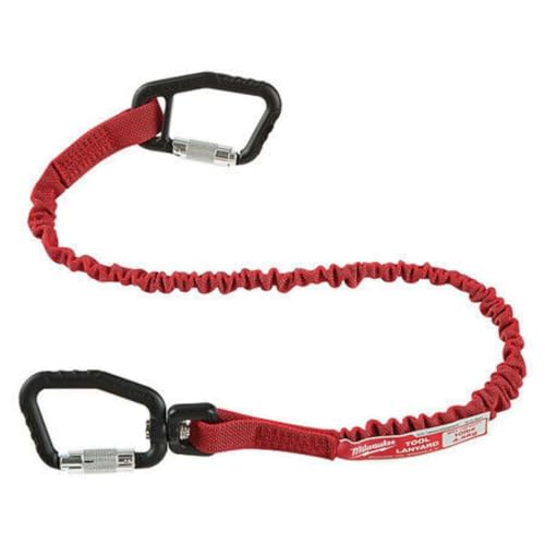 TWQBHSH Fits Milwaukee Tool 48-22-8820 10 Lb. Quick-Connect Locking Tool Lanyard, Black, Red