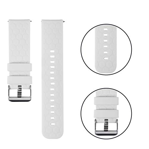 Correa de silicona compatible Garmin Approach S40 y Venu Sq miniatura 3