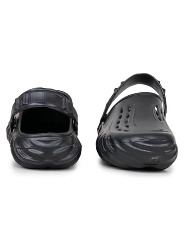 Image of Men's Classic Casual Clogs /Sandals with Adjustable Back Strap for Adult | Comfortable & Light Weight | Stylish & Anti-Skid | Waterproof & Daily Mules for Gents & Boys