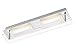 Produktbild LED Wandleuchte, Wandlampe, Deckenleuchte 2xLED / 6W, 500lm, Badezimmer/Bad geeignet IP44, Metall-Glas / chrom