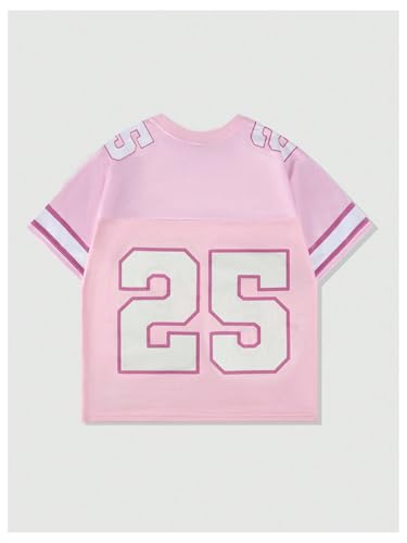 Men's Jersey Shirts Rhinestone Number Graphic Tees Short Sleeve V Neck Casual Football T Shirt Streetwear2