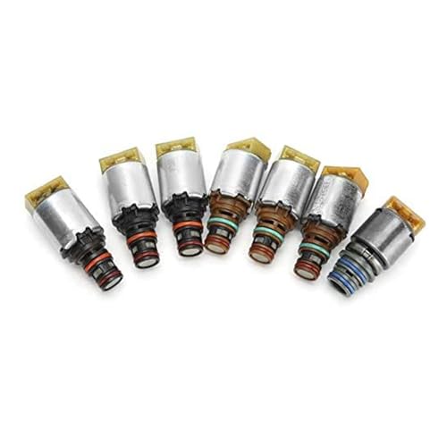 6R80 7PCS Transmission Valve Body Solenoids Kit Compatible For Ford Explorer Ranger Mustang Territory Transit Everest F-150 2011-2017