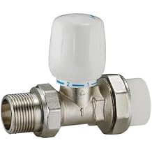 1/2"" 3/4"" 1"" DN15 Brass PPR Thermostatic Radiator Valve Straight Type Manual Temperature Control Valve Underfloor Heating System Size PPR32 x 25