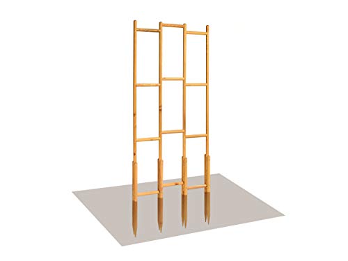 robinia-pro Rankgitter freistehend aus Robinienholz - Breite 84 cm, Höhe 171 cm (Robinie, Holz) Rankgerüst, Rankhilfe, Spalier, Rosengitter (Raster 27x54 cm, hoch) Cover