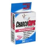 CharcoCaps Homeopathic Anti-Gas Formula Capsules, Model No : 2003 - 36 Ea