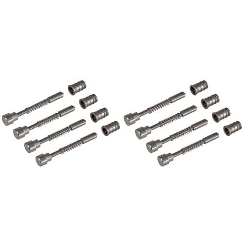Windhager Federstift-Set für Insektenschutzfenster, Montageset, metallic grau, für Spannrahmenfenster Plus und EXPERT, 03628 (Packung mit 2)