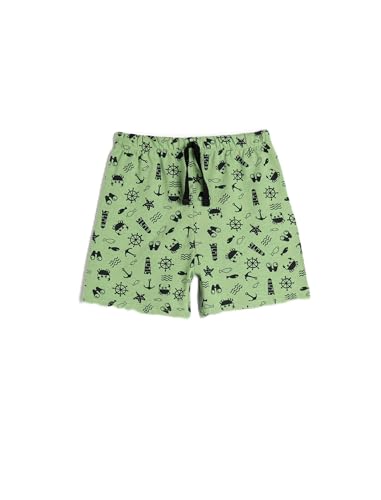 Pantalones cortos niños estampados para jugar frescos en verano con estilo Koton