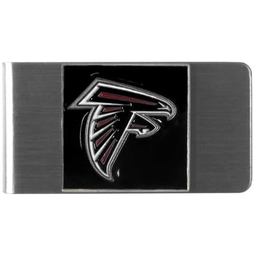 NFL Siskiyou Sports Mens Atlanta Falcons Steel Money Clip One Size Team Color, Medium