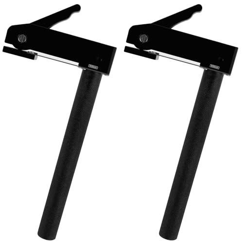 Recopilación de Sargentos de banco del mes. 48 Paquete de 2 abrazaderas de banco extendidas para perro, abrazaderas de mesa de 19/20 mm, abrazadera de sujeción ajustable de acción rápida de computadora, abrazadera de agujero...